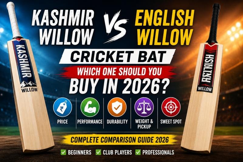 Kashmir Willow vs English Willow Cricket Bat