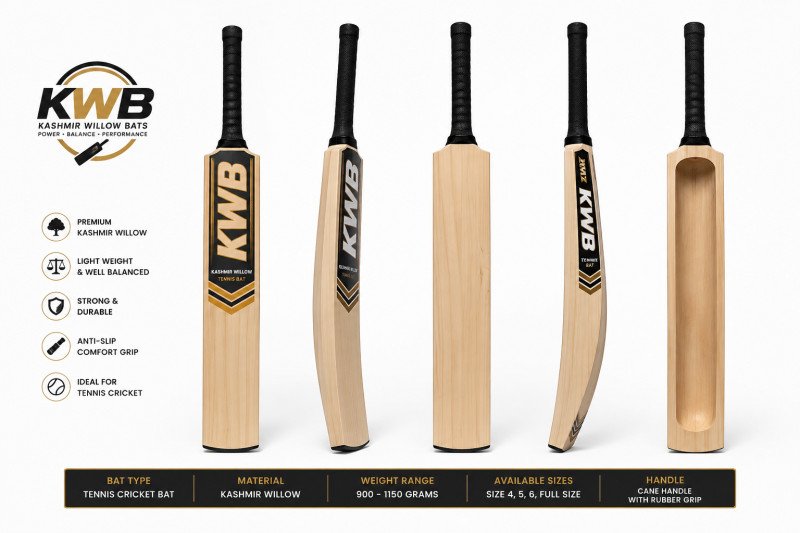 KWB Elite Scoop Tennis Cricket Bat